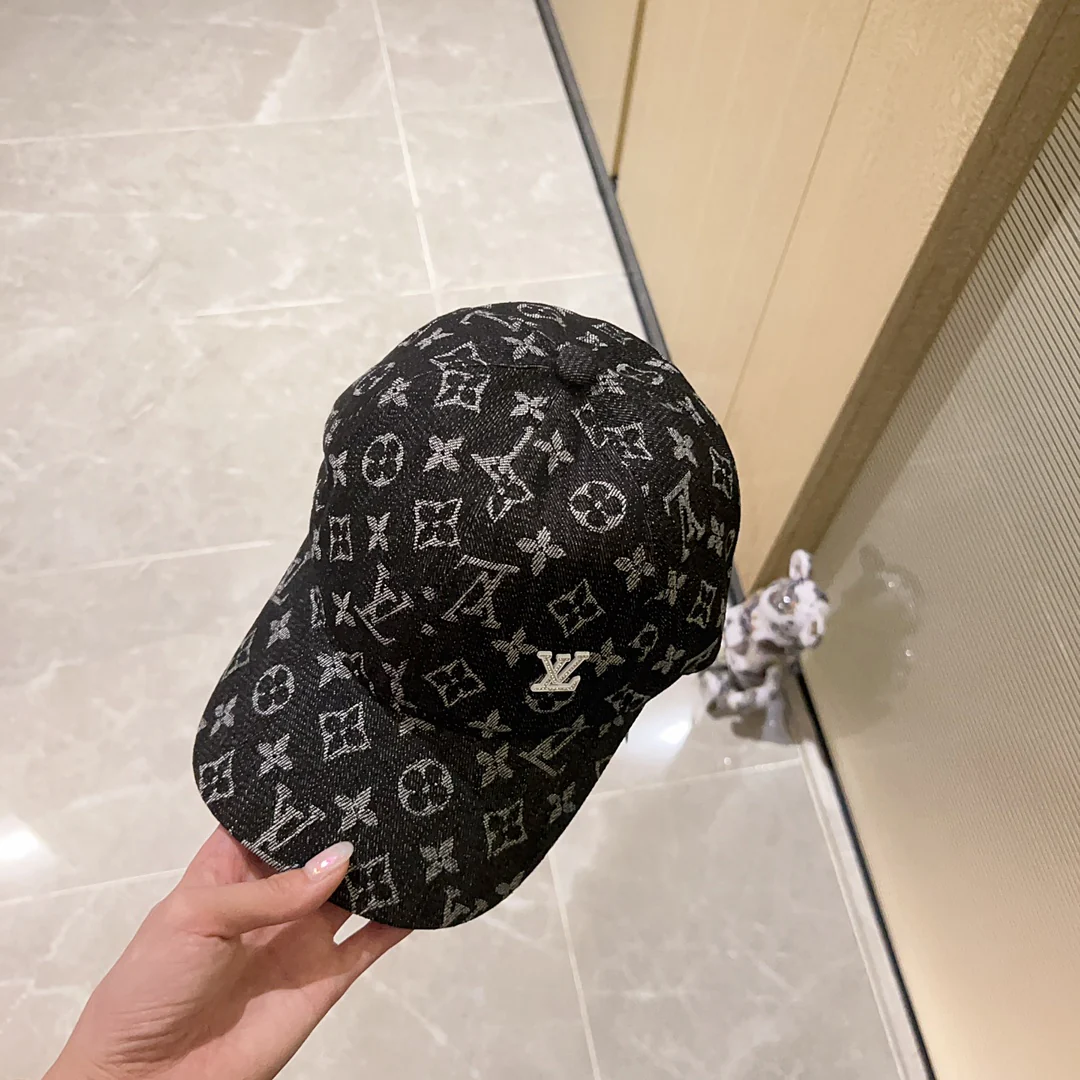 LV - Ковбойская шляпа/Кепка сферической формы - Черная