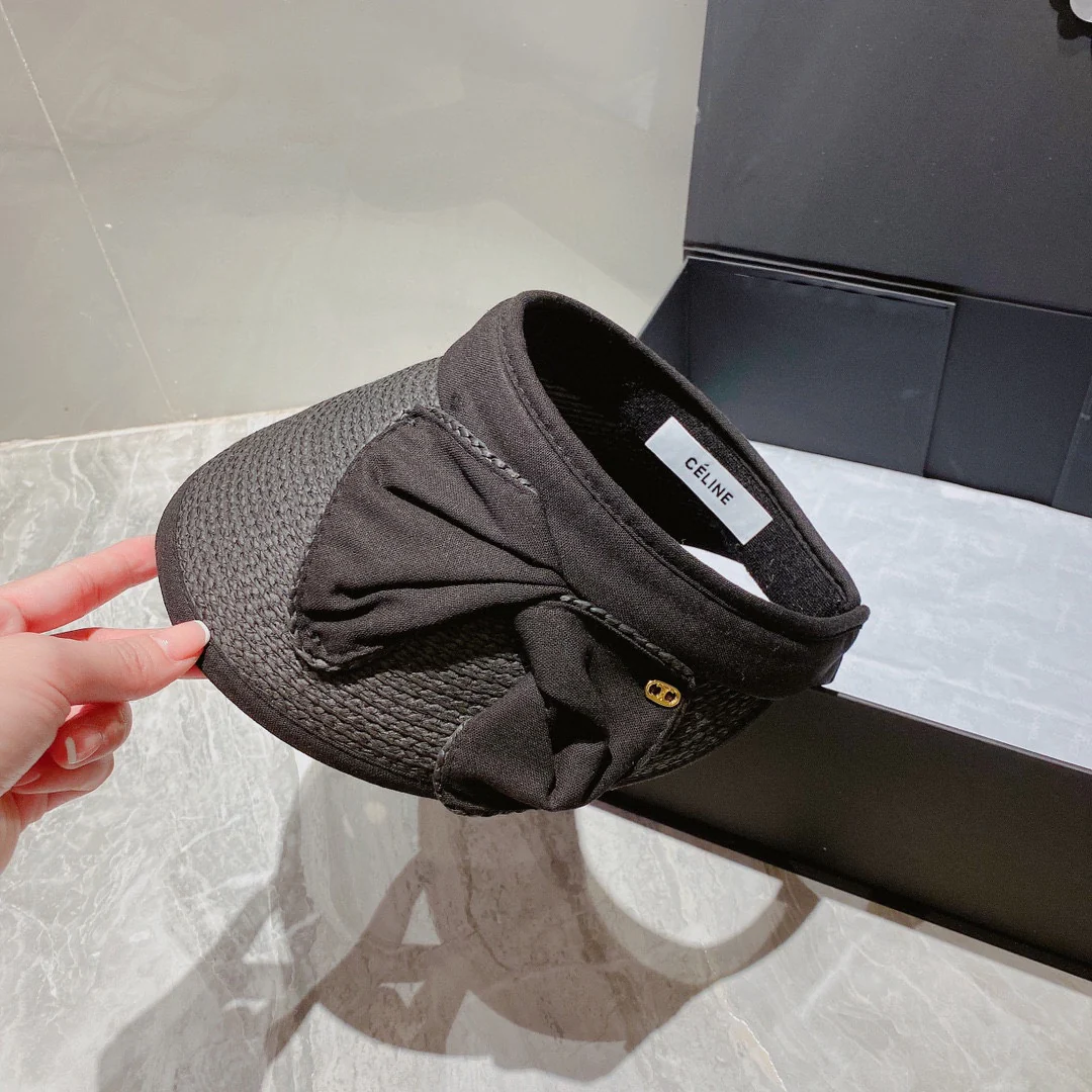 Солнцезащитная шляпа Celine Arc de Triomphe с логотипом