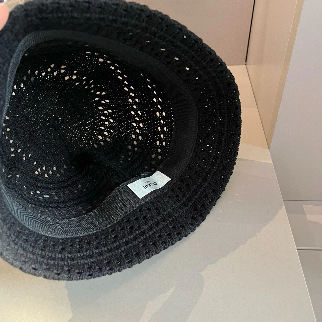 Celine - Новая вязаная панама - Черная