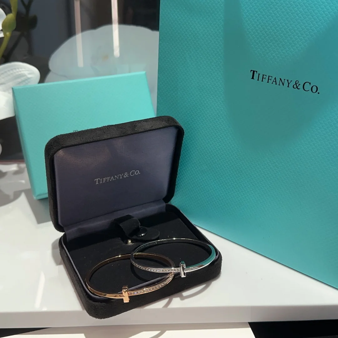 Браслет Tiffany 030T с бриллиантами, золото.