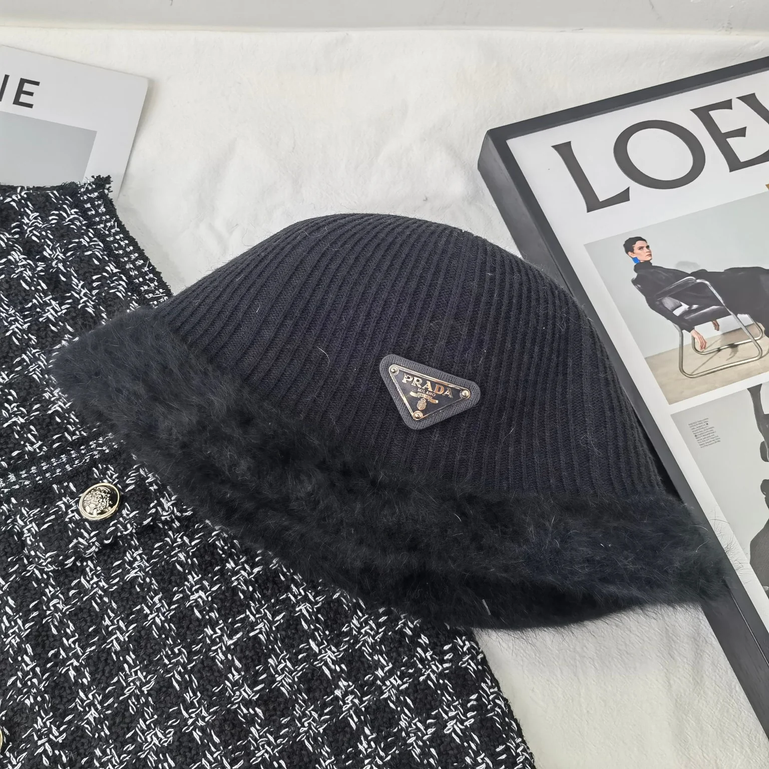 Двусторонняя рыбацкая шляпа Prada