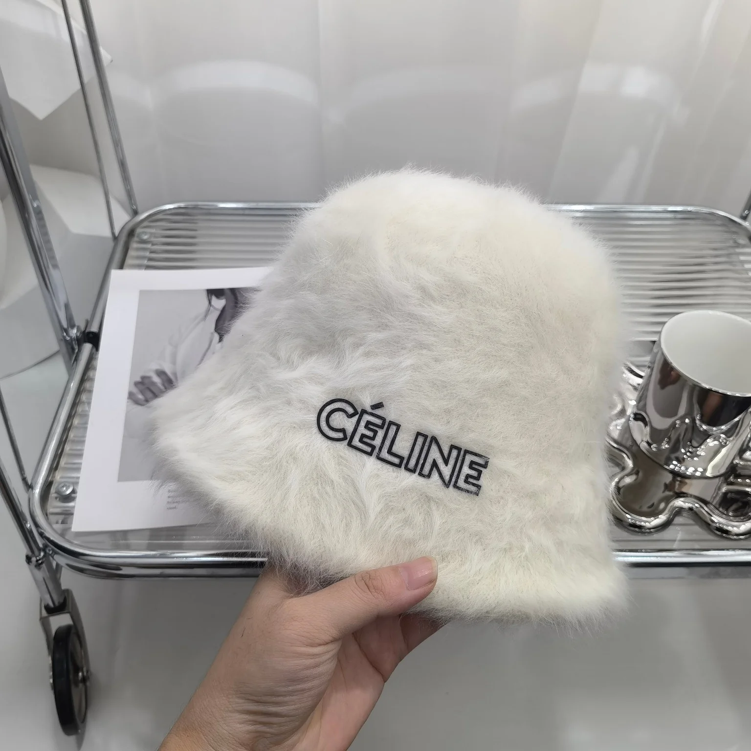 Celine - Плюшевая рыбацкая шляпа