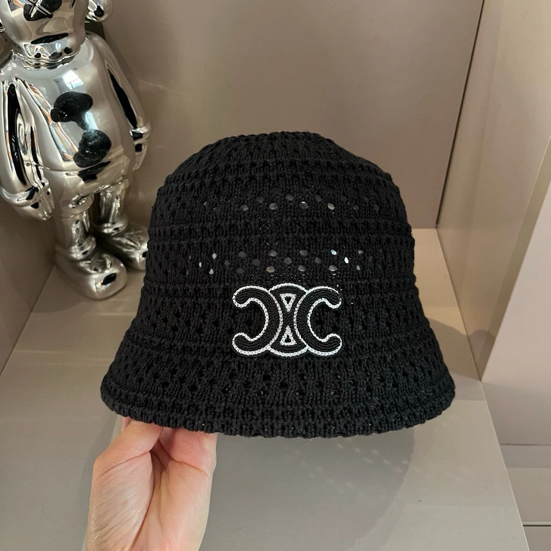 Celine - Новая вязаная панама - Черная