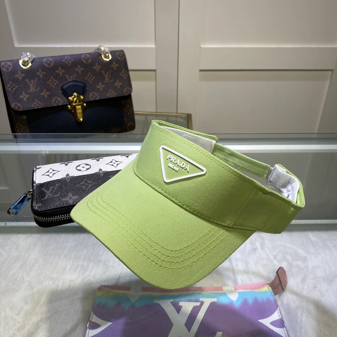 Prada - Официальный сайт Классический стиль - Шляпа с козырьком - 1