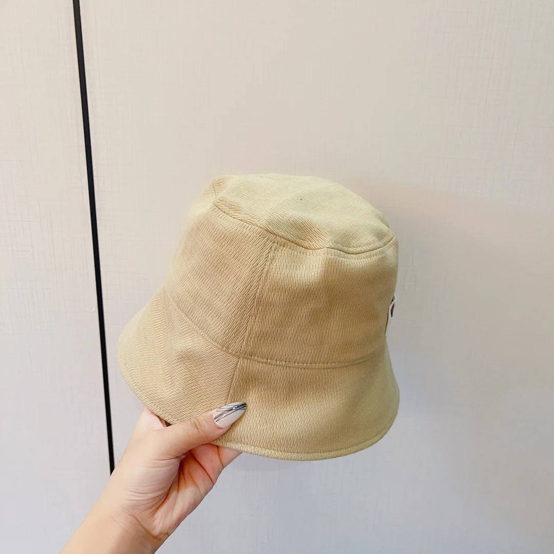 Chanel - Новая хлопковая рыбацкая шляпа с диагональным плетением