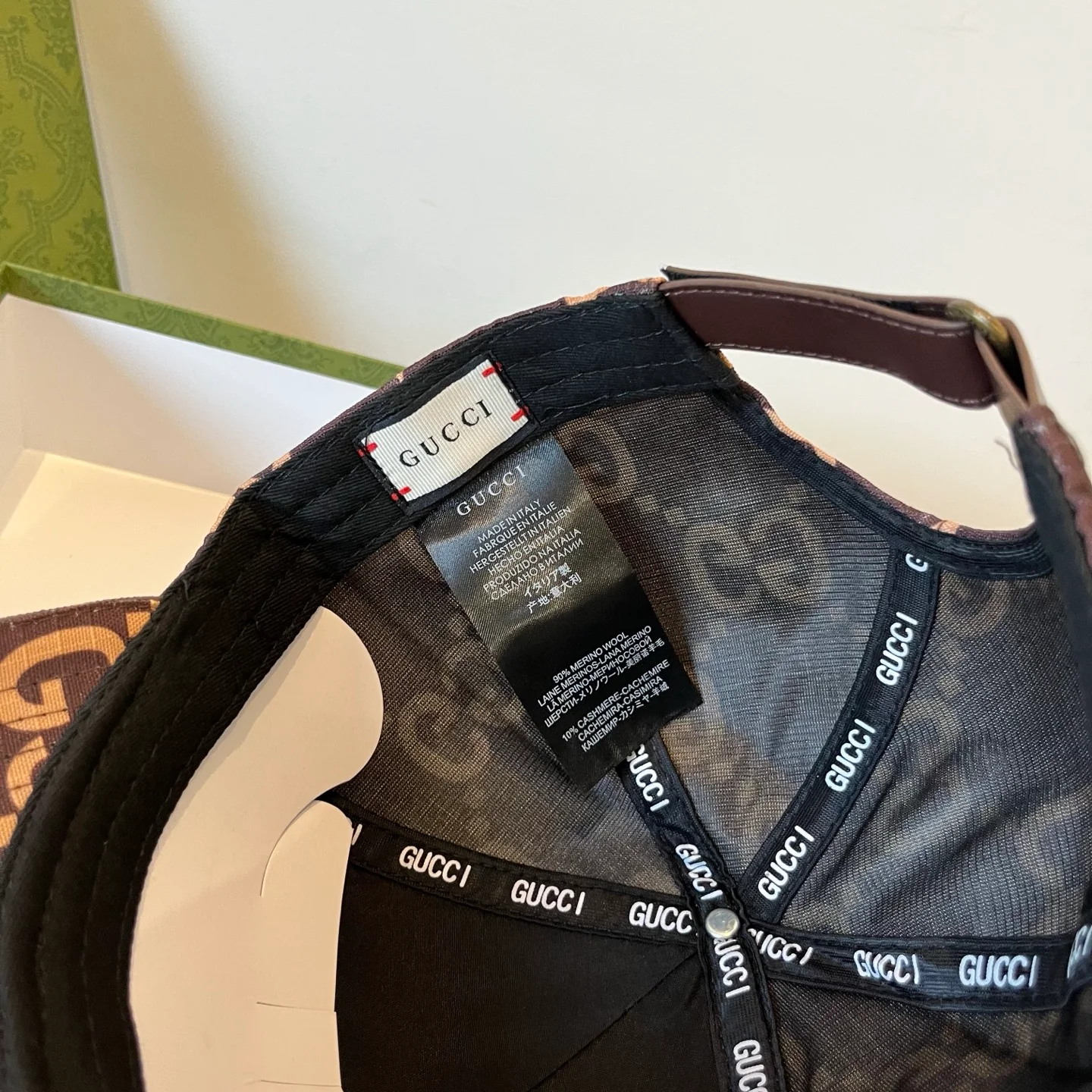 Бейсболка Gucci Classic Logo - Кофе