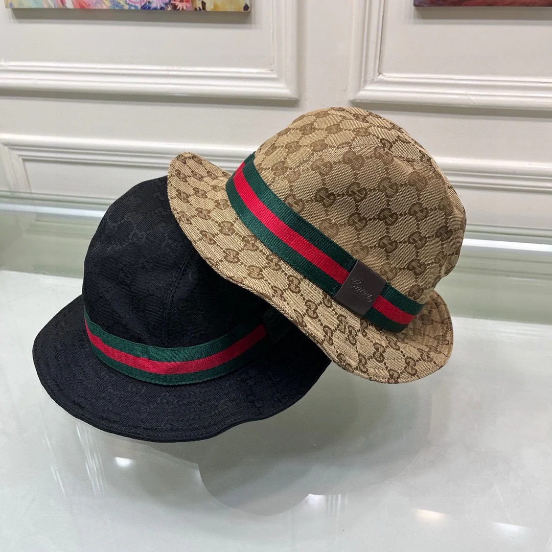 Панама Gucci Classic Webbing Bucket Hat - conk3
