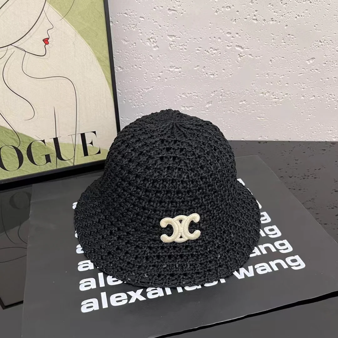 Celine - Новая классическая простая вязаная панама