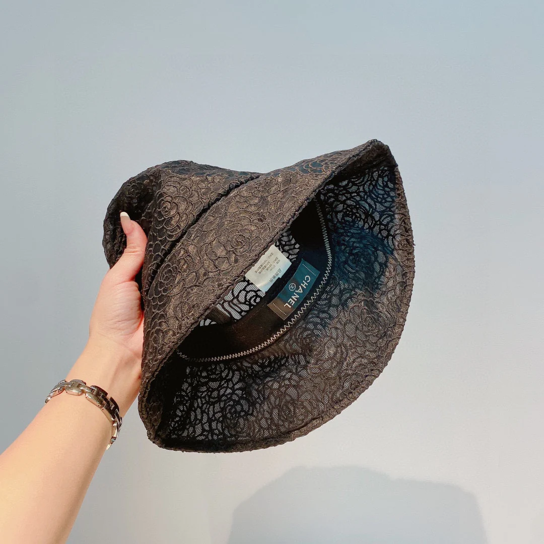 Chanel - Рыбацкая шляпа - Черная - 2