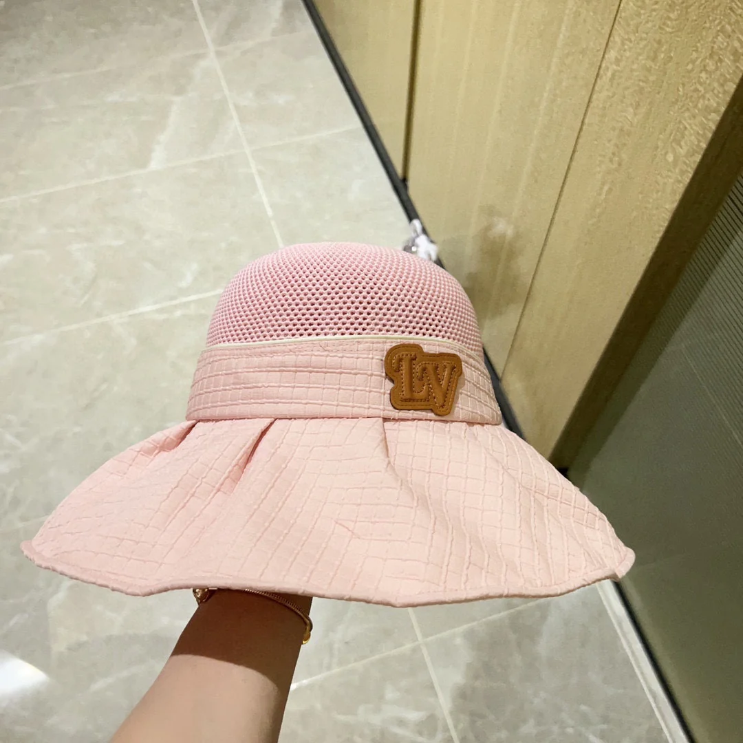 LV - Широкополая панама - Розовая