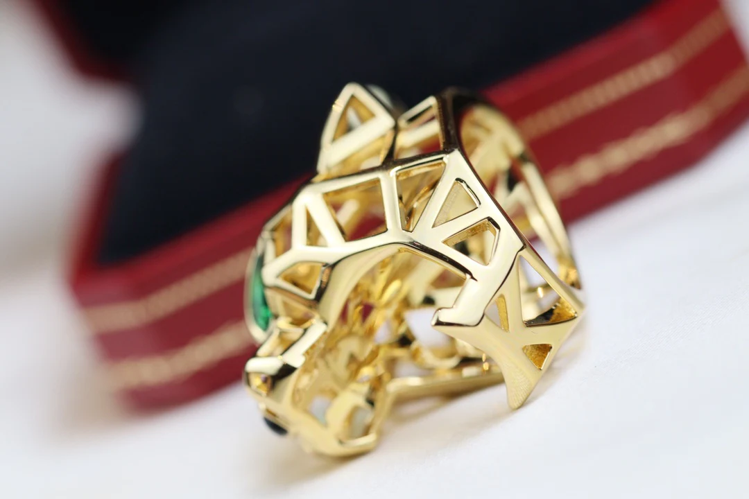 Кольцо Cartier ?Пантера? — унисекс — золото