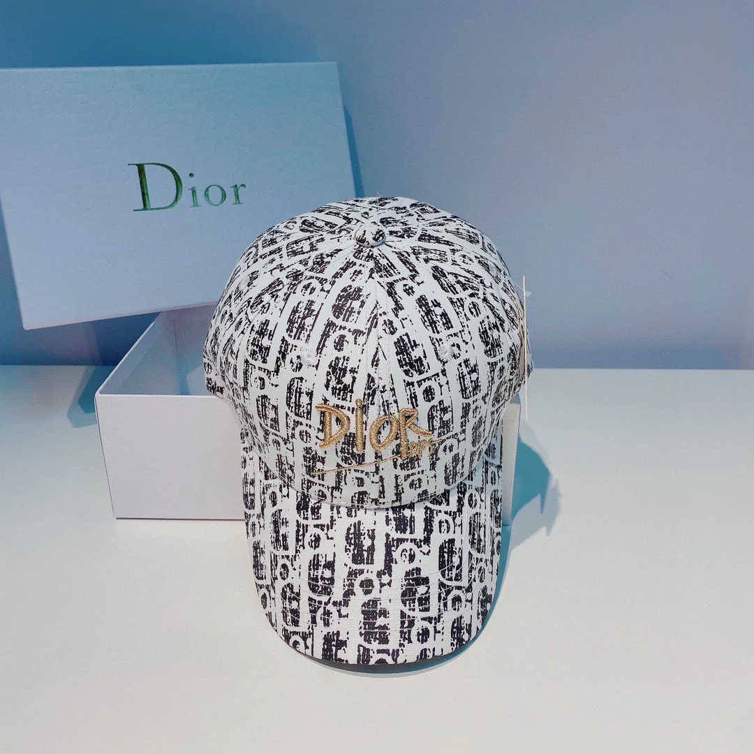 Бейсболка Dior - белая - унисекс - 1