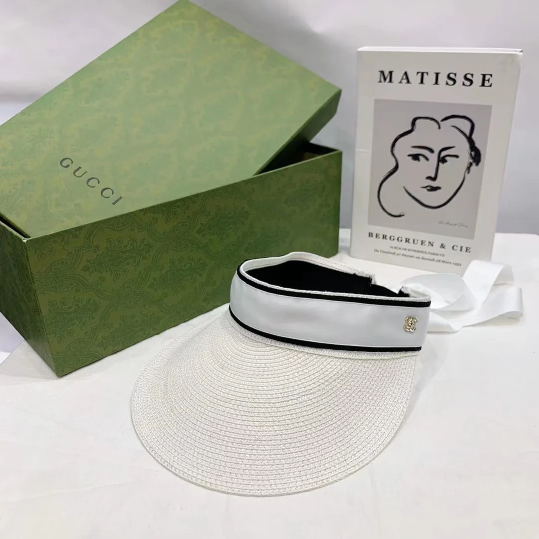 Новинка Chanel 2022 года - Солнцезащитная шляпа - Парик с открытым носком - 1