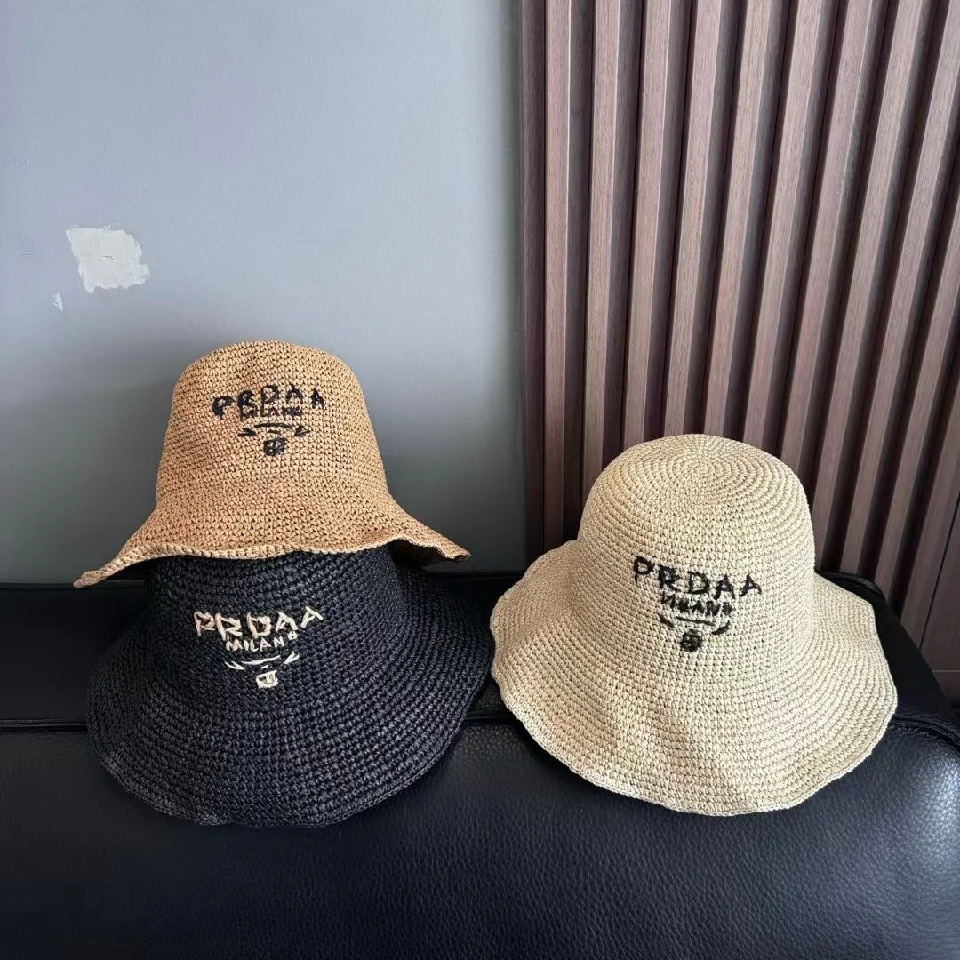 Prada - Плетеная рыбацкая шляпа