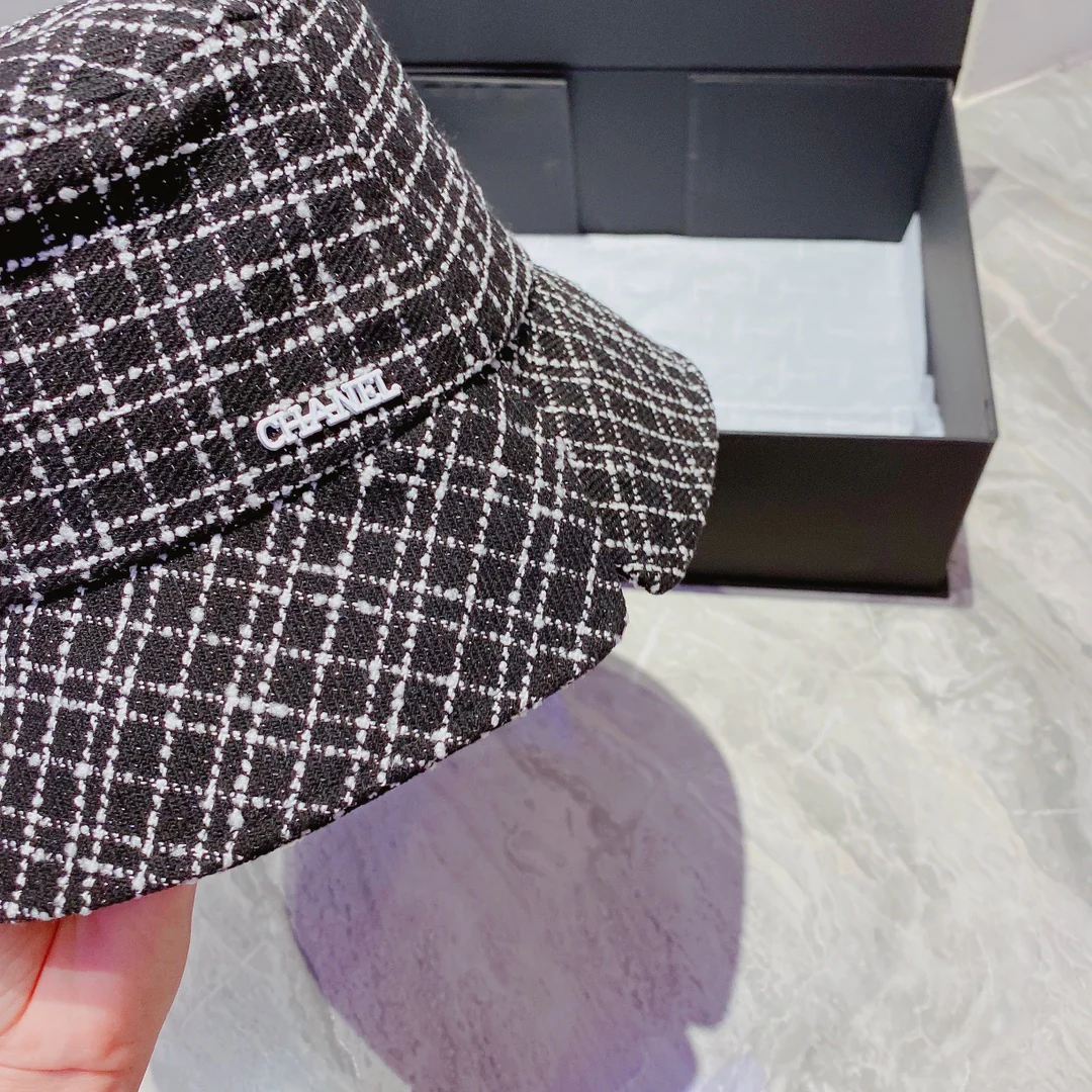 Chanel - Рыбацкая шляпа - Черная - 4