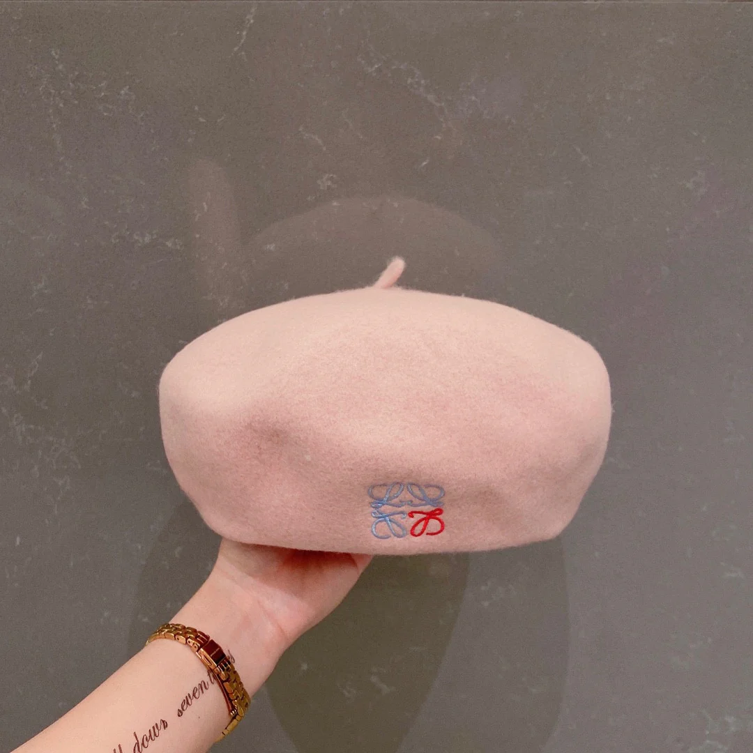 Лолвей - Шерстяной берет - Розовый