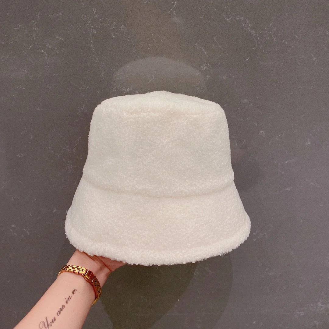 Miu Miu - Рыбацкая шляпа из овечьей шерсти - Белая