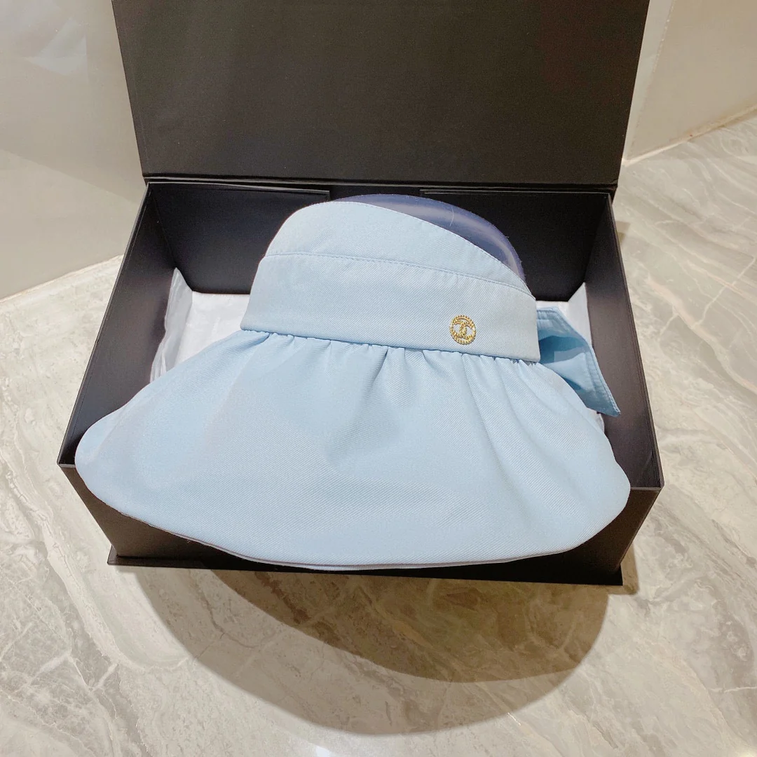 Солнцезащитная шляпа Chanel - Парик с открытым верхом - 6