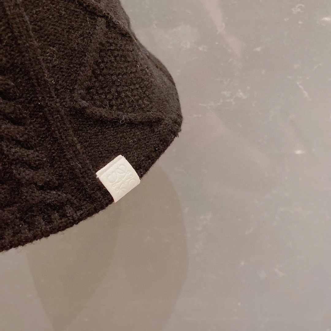 Лолвей - Шерстяная рыбацкая шляпа - Черная