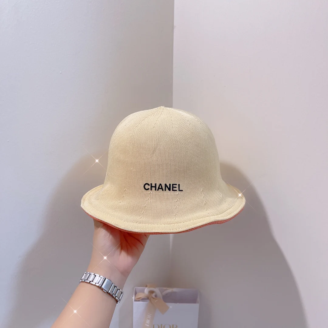 Chanel - Двусторонняя рыбацкая шляпа - Можно носить с обеих сторон