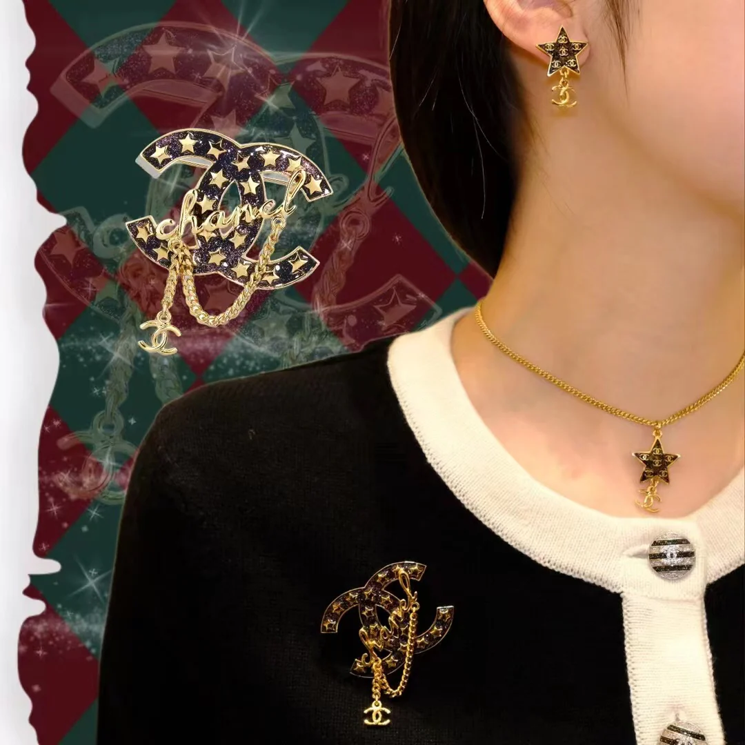 Серьги Chanel 822