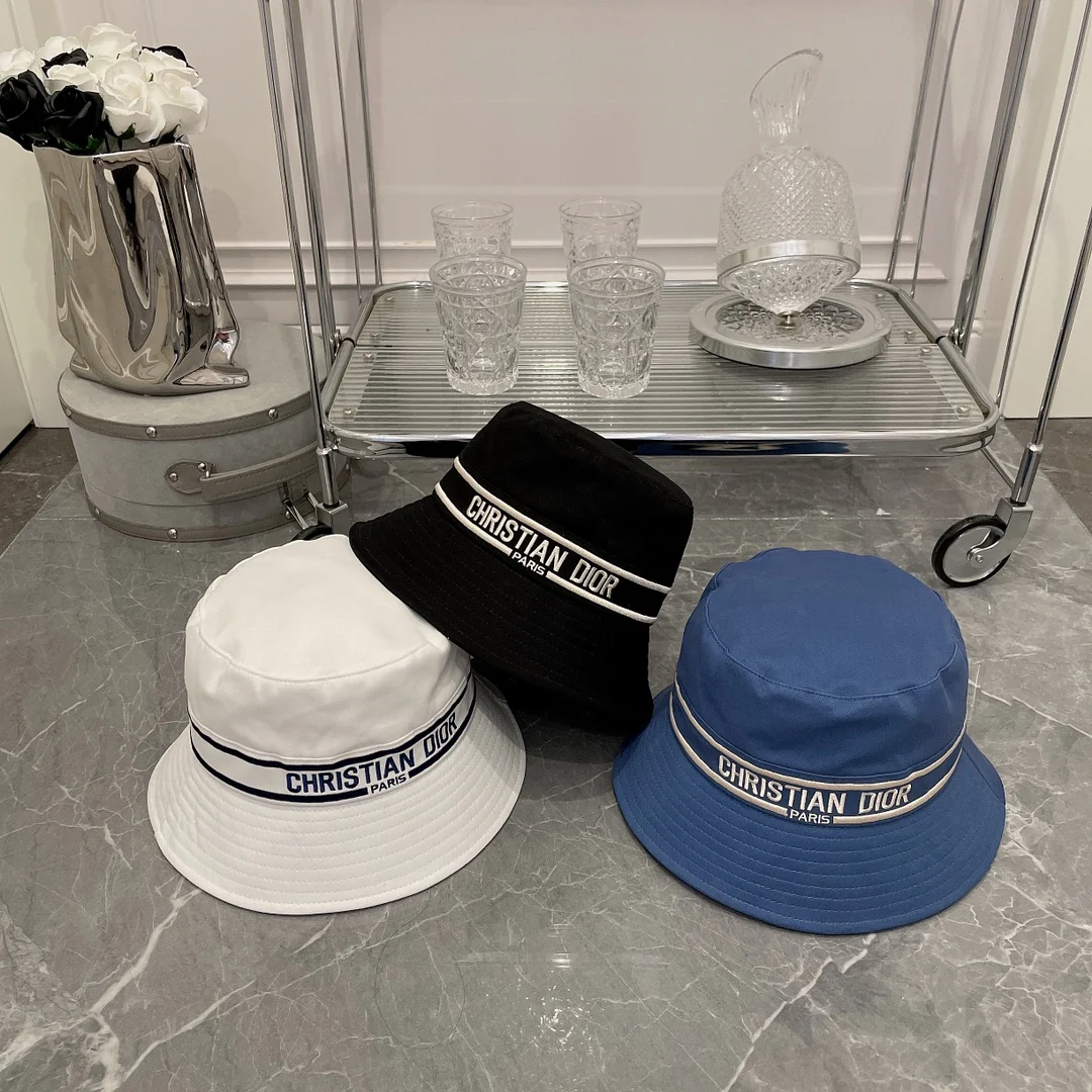 Новая весенне-летняя рыбацкая шляпа Dior из чистого хлопка — 3 цвета.
