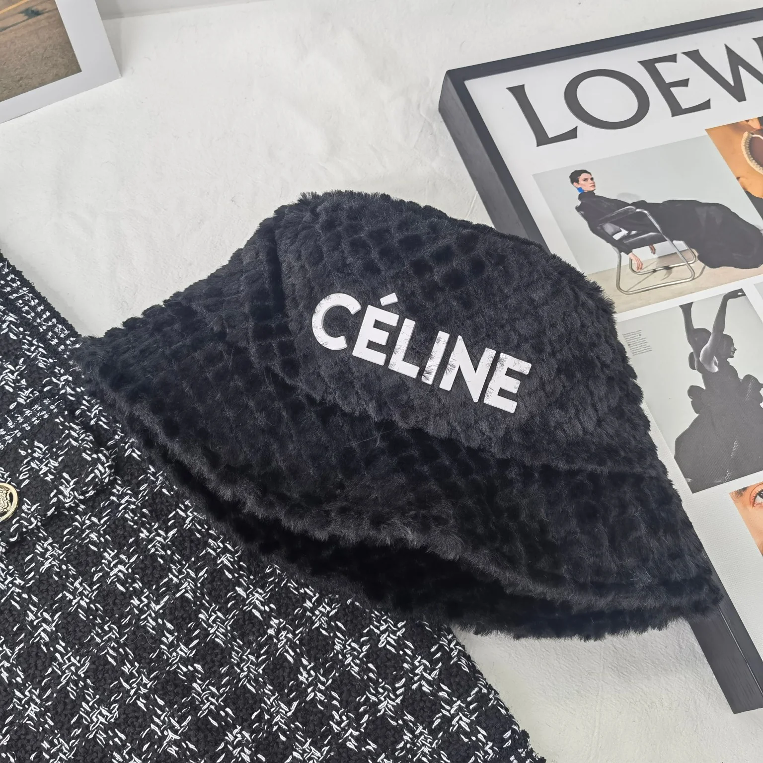 Рыбацкая флисовая шапка Celine - 3