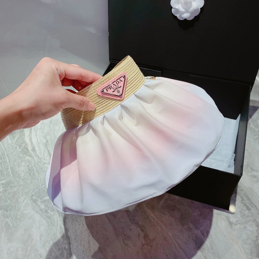 Солнцезащитная шляпа Prada Shell Rainbow - защита от УФ-излучения