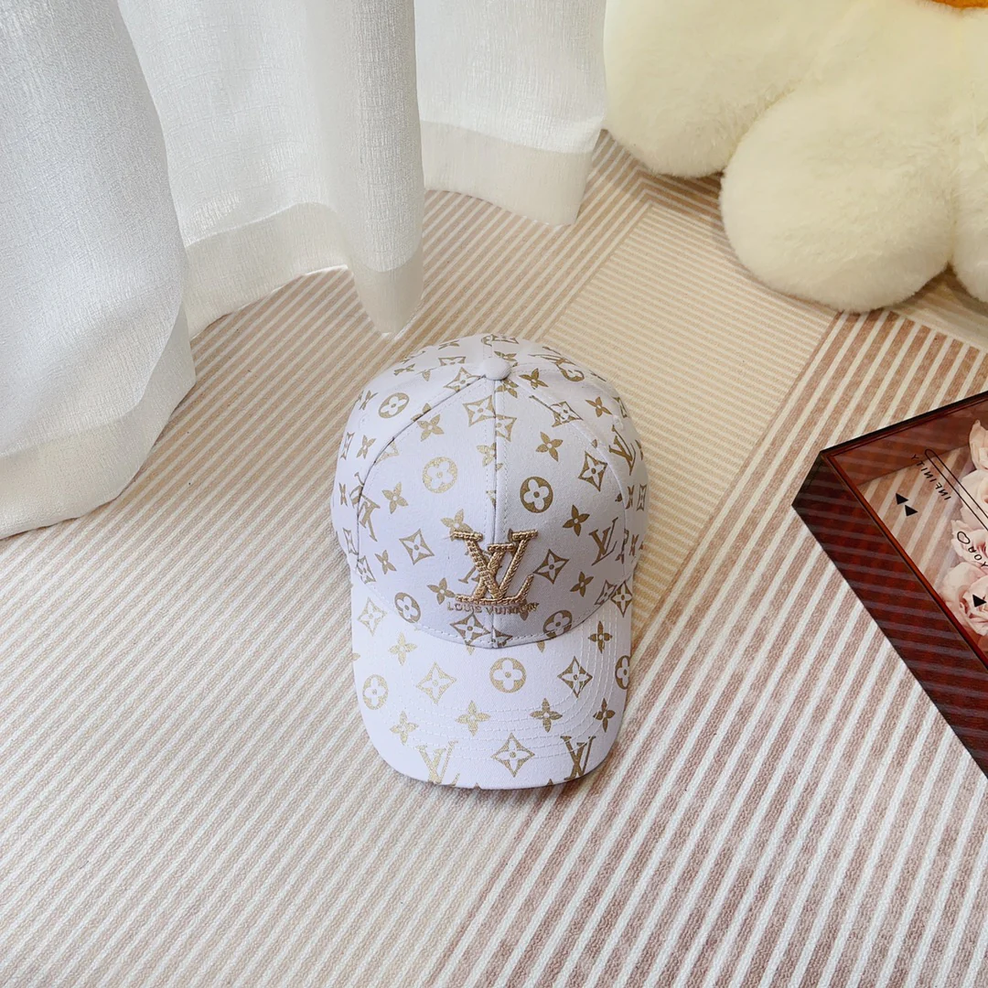 Новинка сезона весна/лето 2023 от LV - Шляпа/кепка - Белая