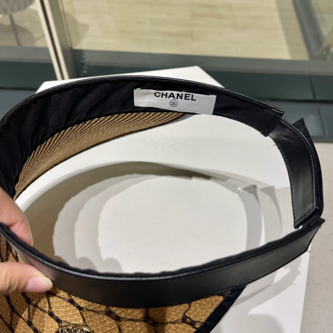 Новинка Chanel 2022 года - Солнцезащитная шляпа - Парик с открытым носком - 3