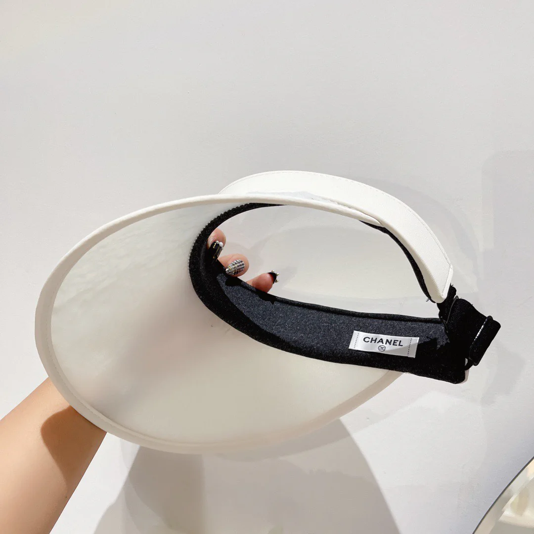 Солнцезащитная шляпа Chanel с открытым верхом - 8