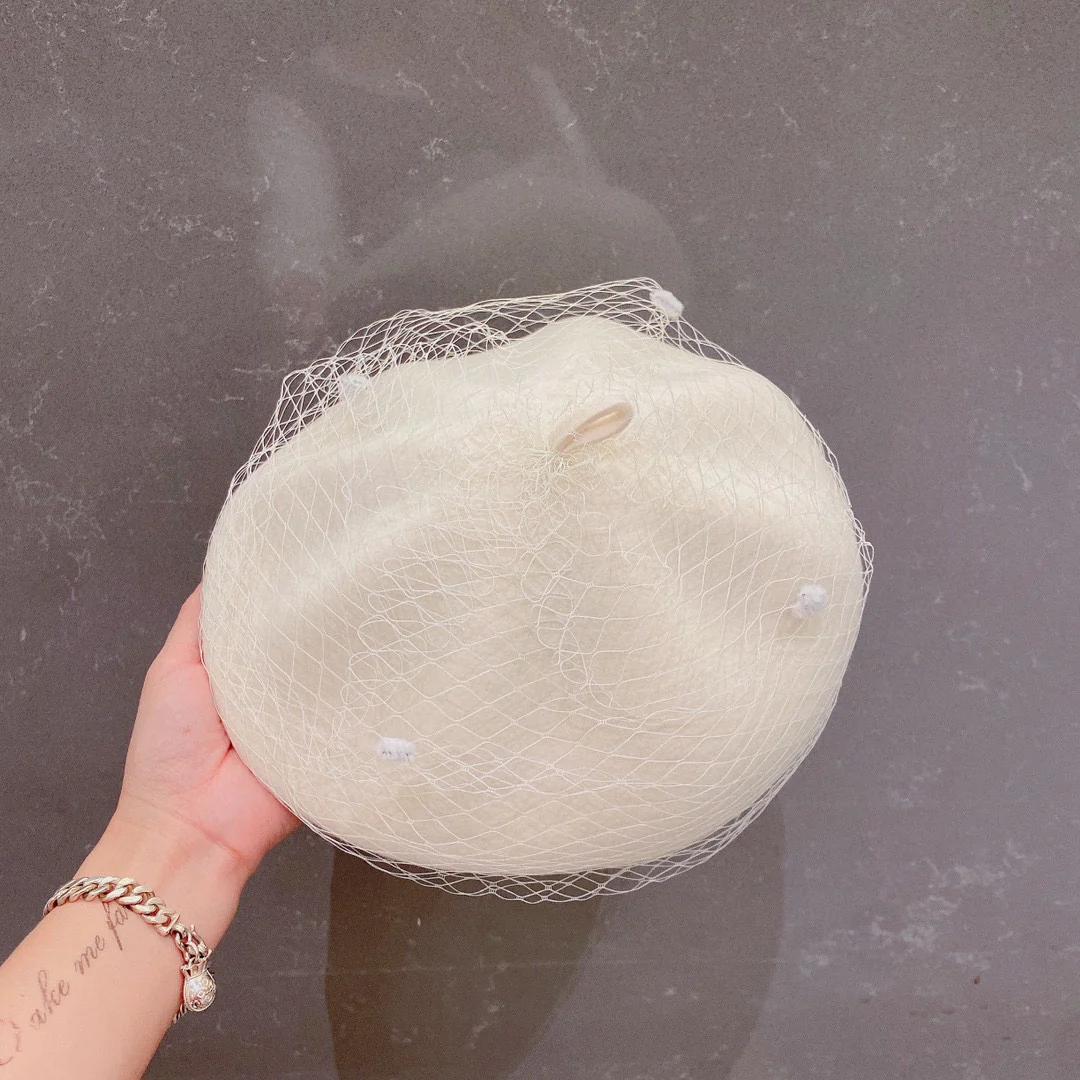 Gucci - Белая шерстяная шляпа художника