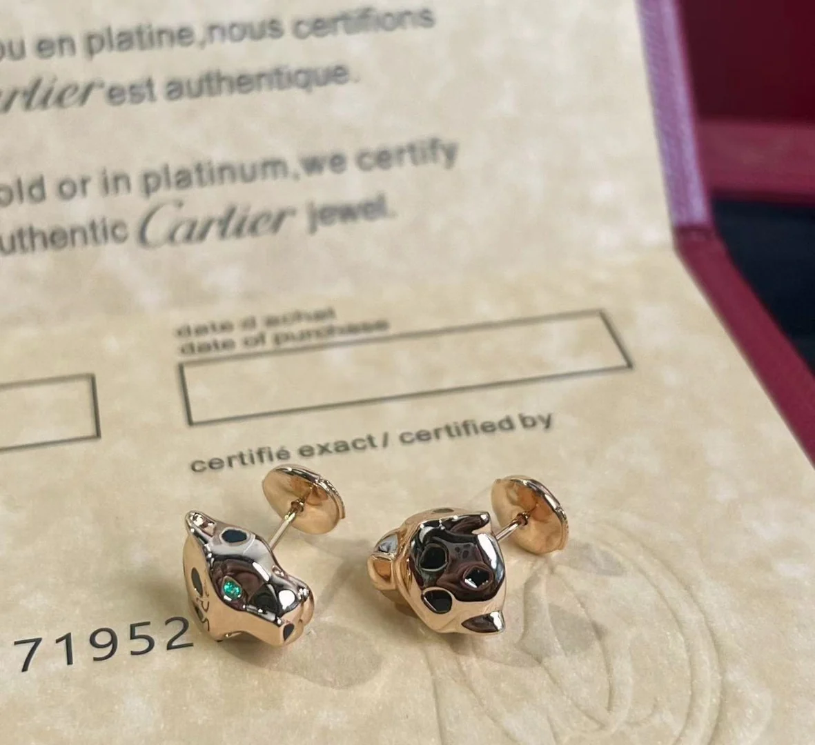 Серьги Cartier 060