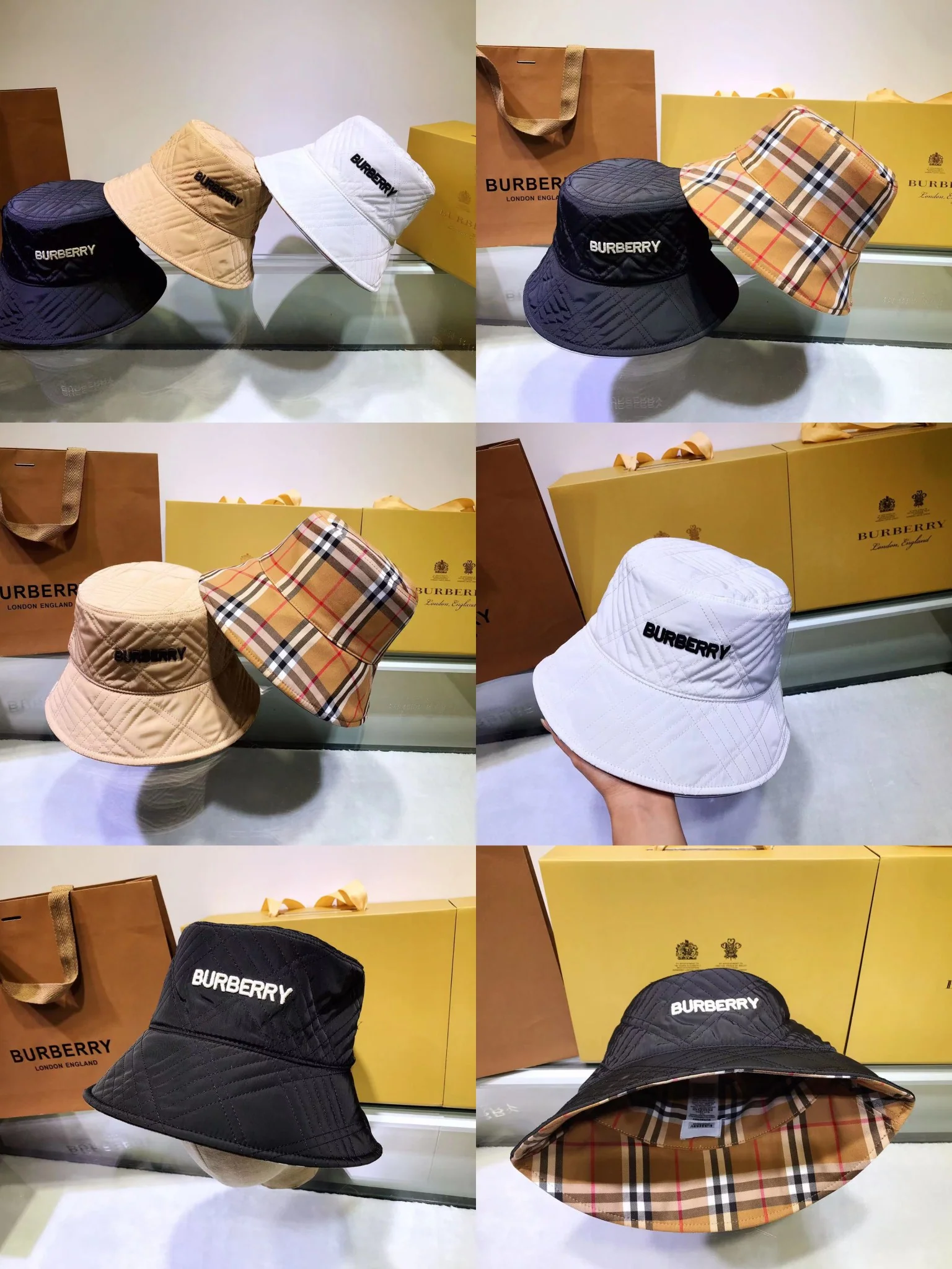 Двусторонняя панама Burberry