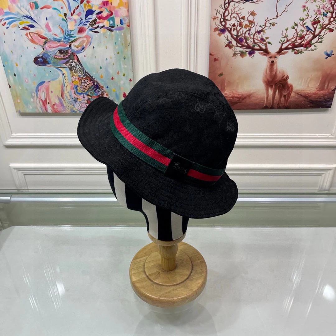 Панама Gucci Classic Webbing Bucket Hat - conk3