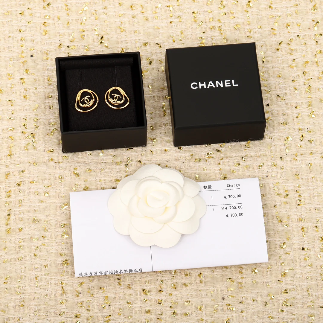 Серьги Chanel 1012