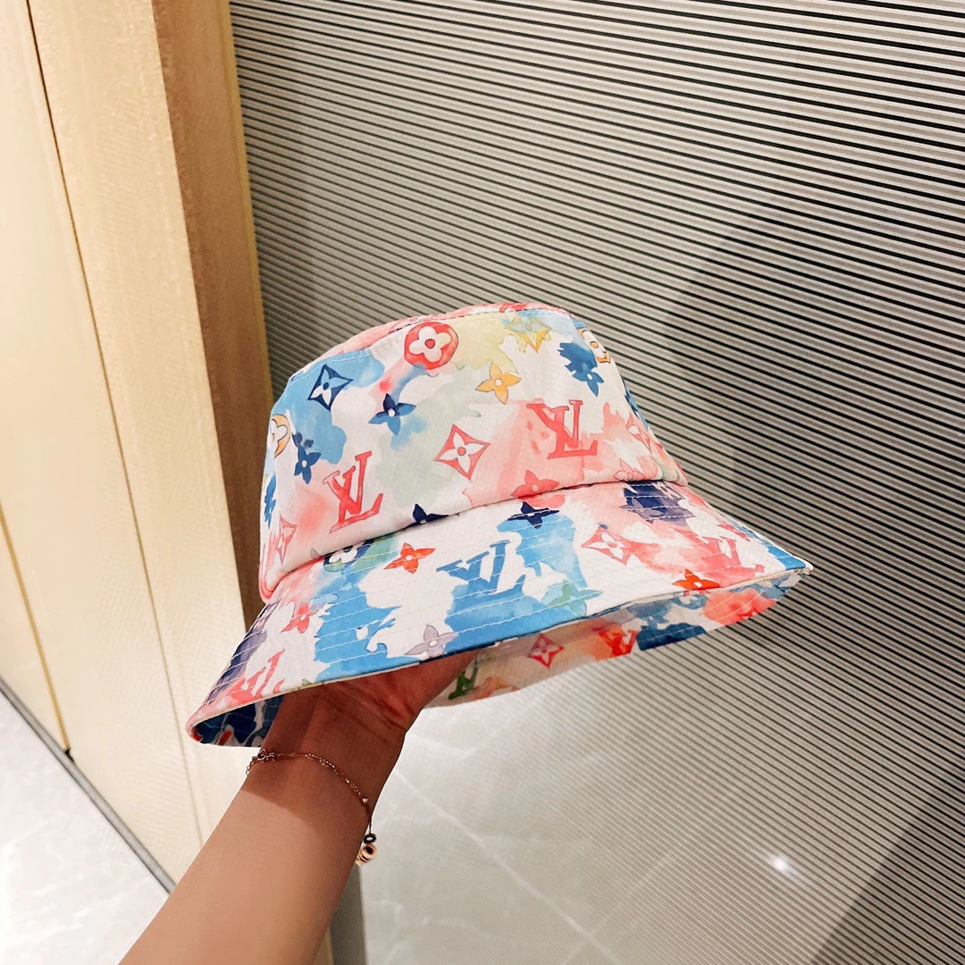 Летняя рыбацкая шляпа LV — такая же, как в бутике — 5 цветов