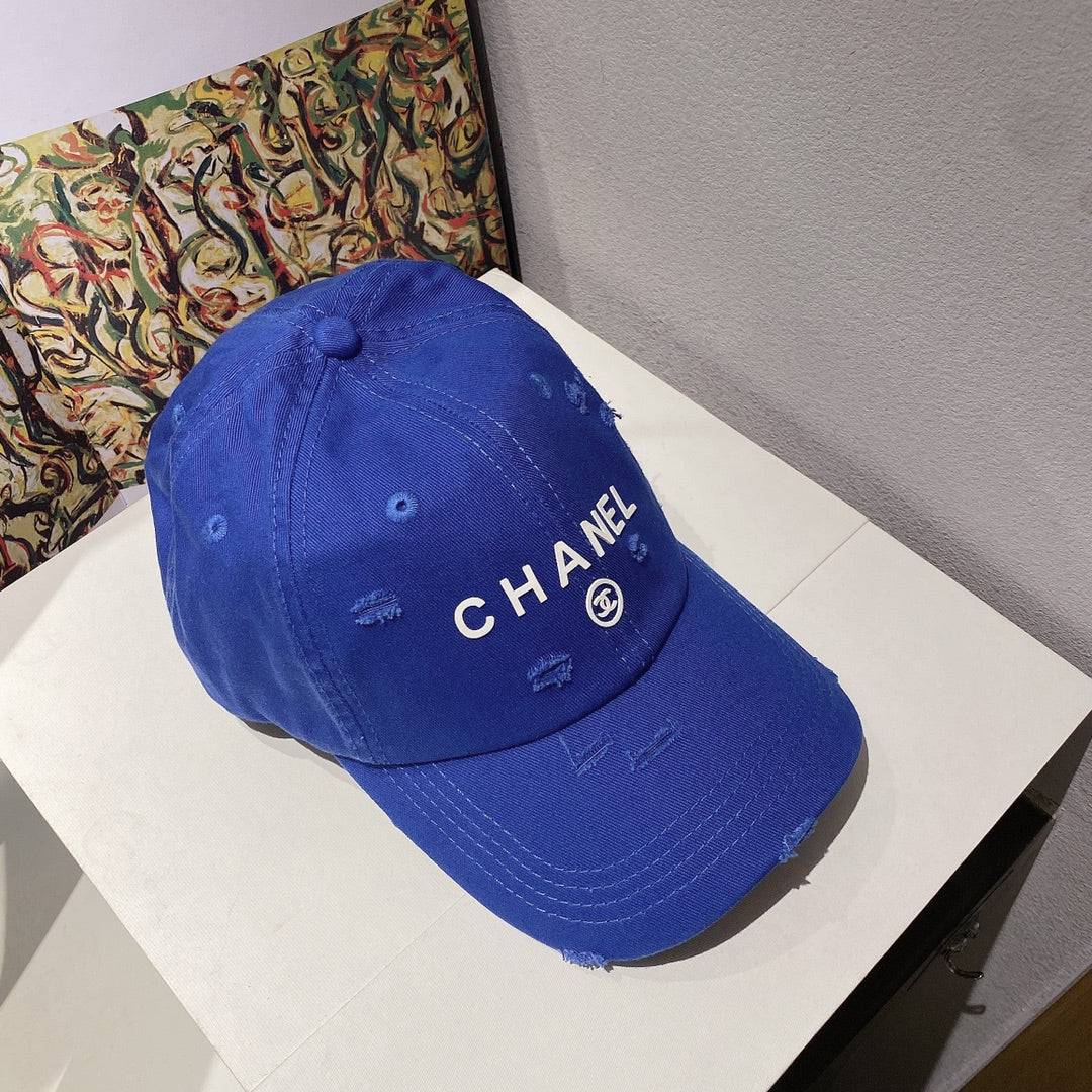 Бейсболка Chanel - синяя - унисекс