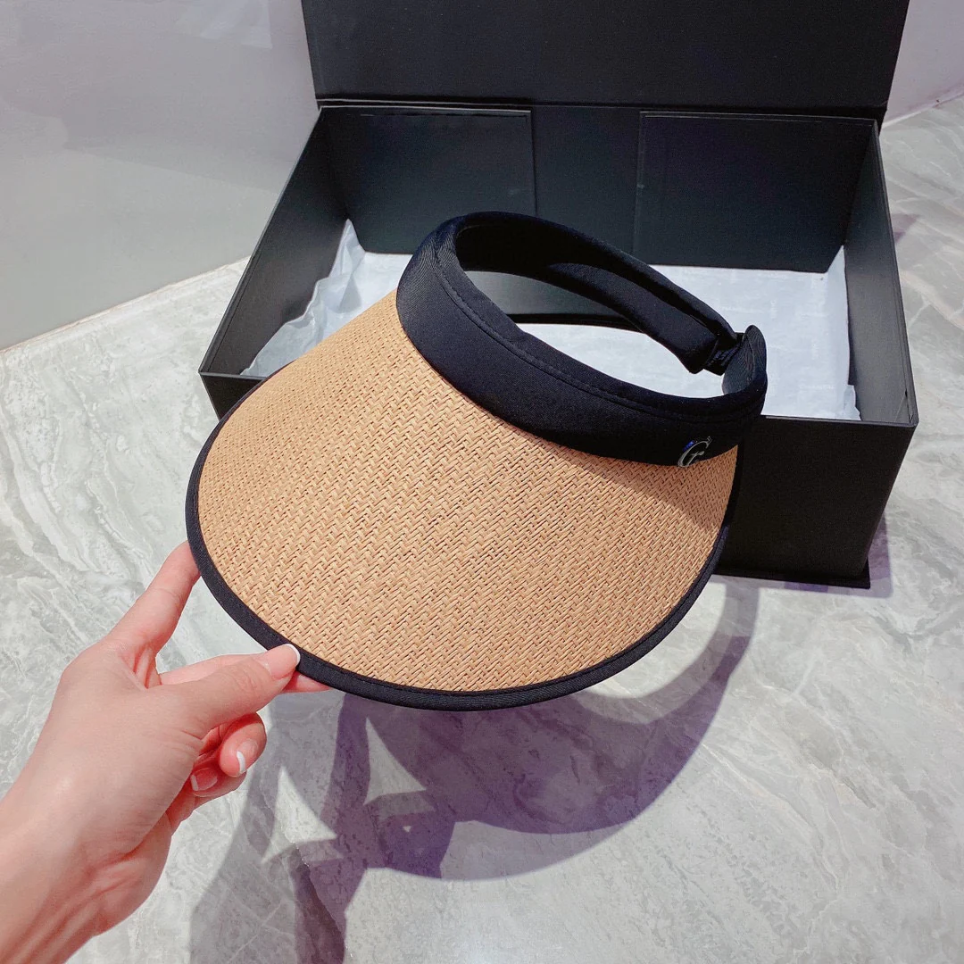 Солнцезащитная шляпа Gucci с открытым верхом и повязкой на голову - 1