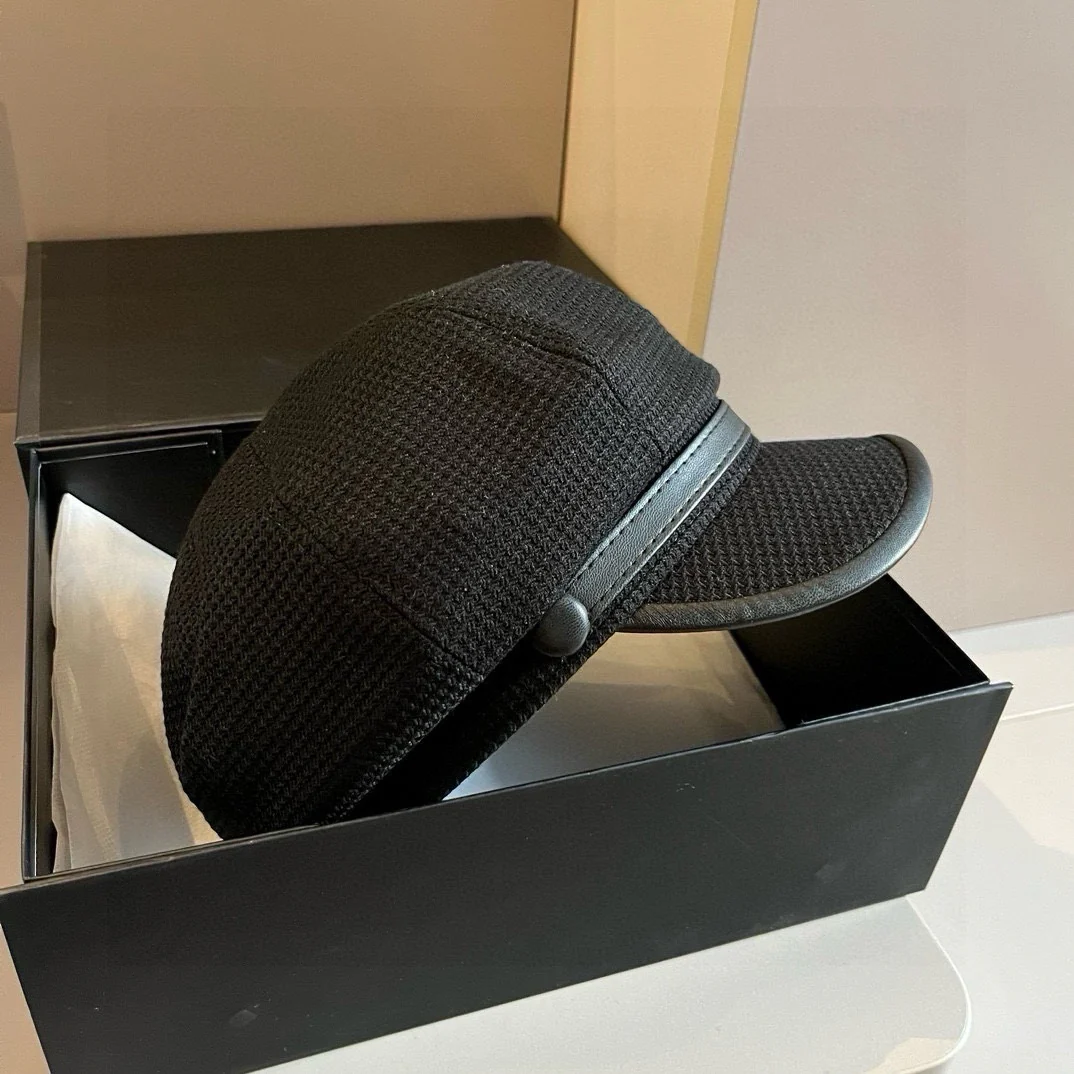 LV - Шляпа художника из холста - Черная