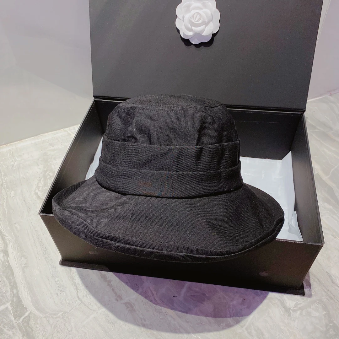 Chanel - Рыбацкая шляпа - Черная - 1