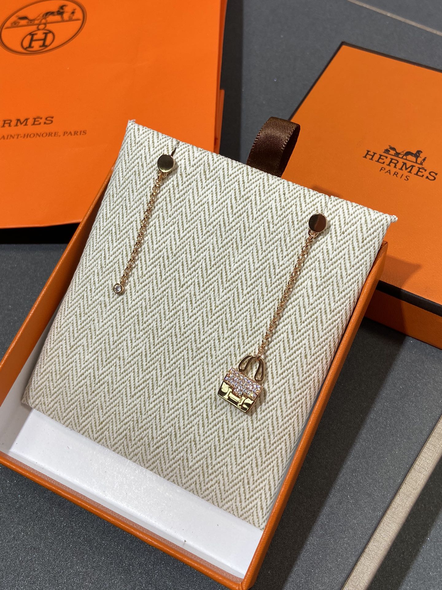 Серьги Hermes 033