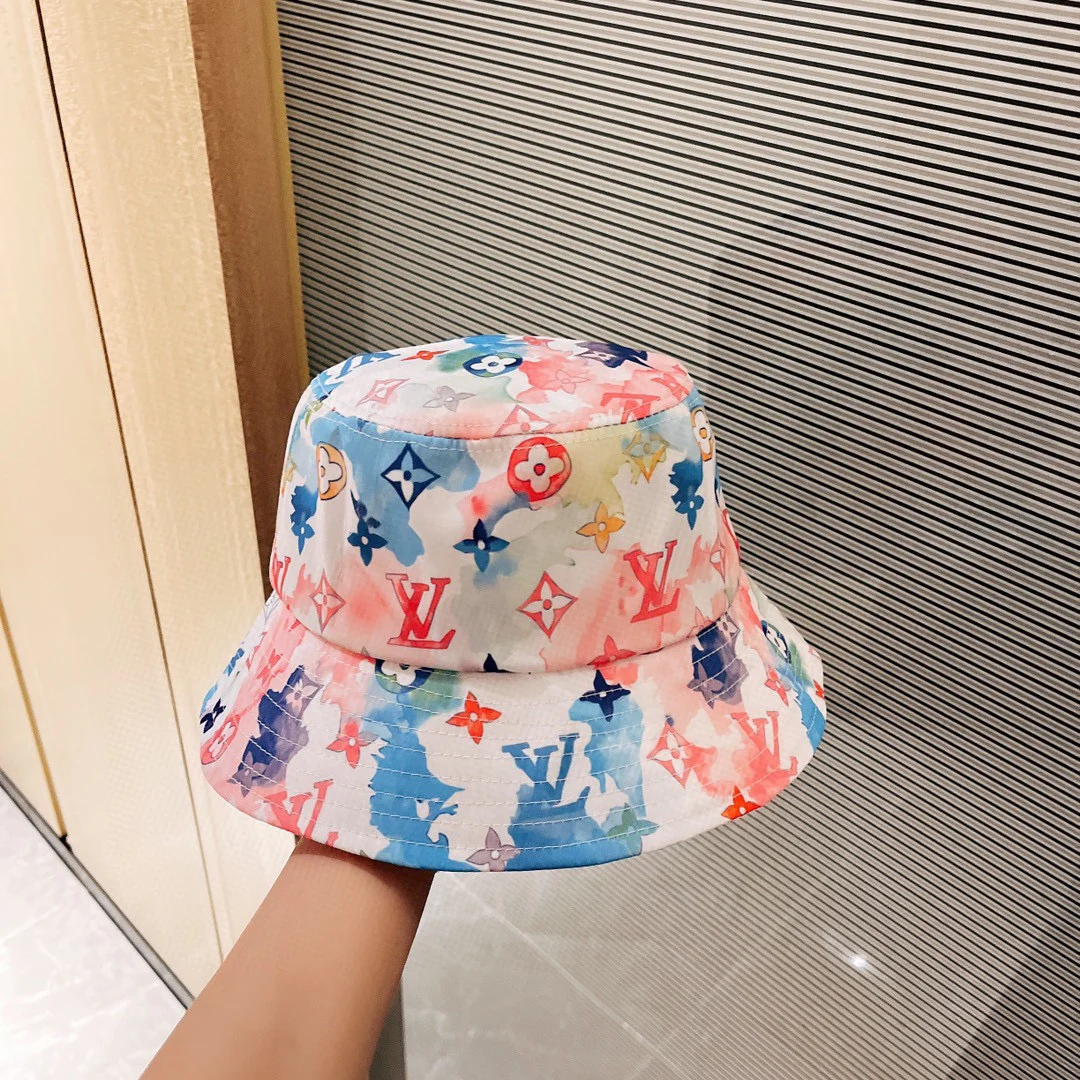 Летняя рыбацкая шляпа LV — такая же, как в бутике — 5 цветов