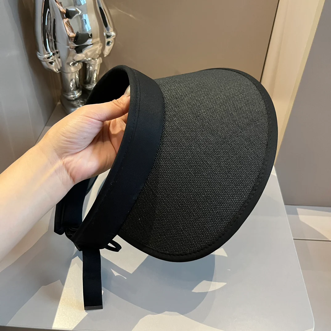 Dior - Простая солнцезащитная шляпа - Черная