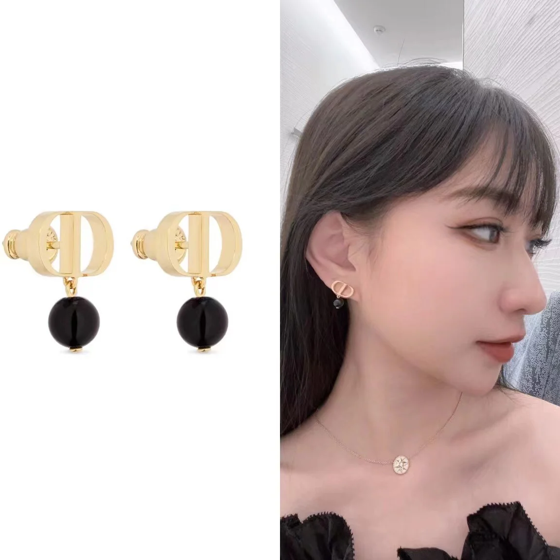 Серьги Dior 093