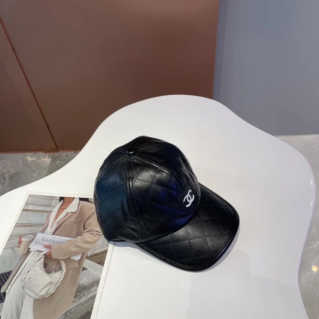 Chanel - Кожаная бейсболка