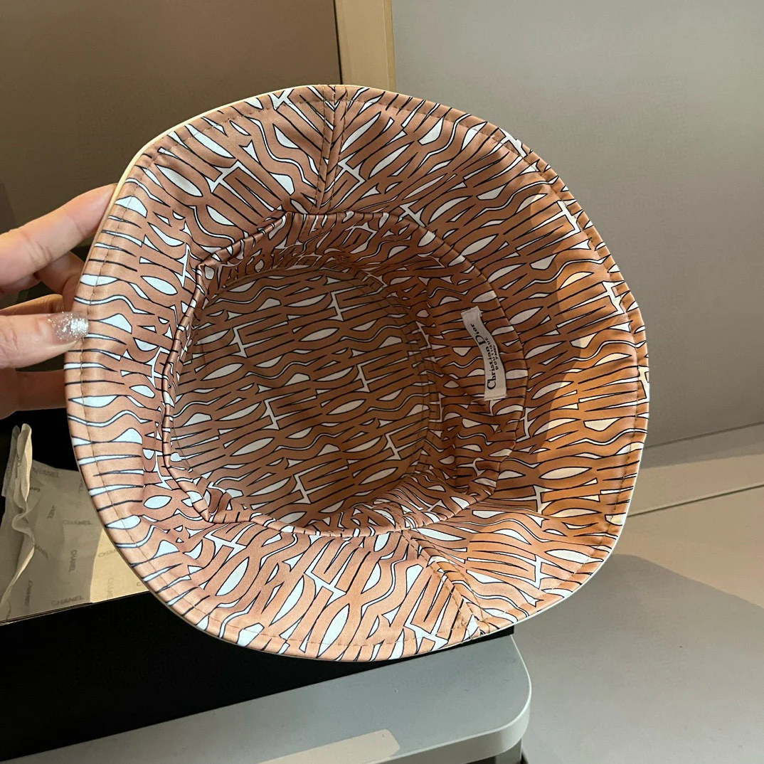 Двусторонняя панама с логотипом Dior - цвет хаки