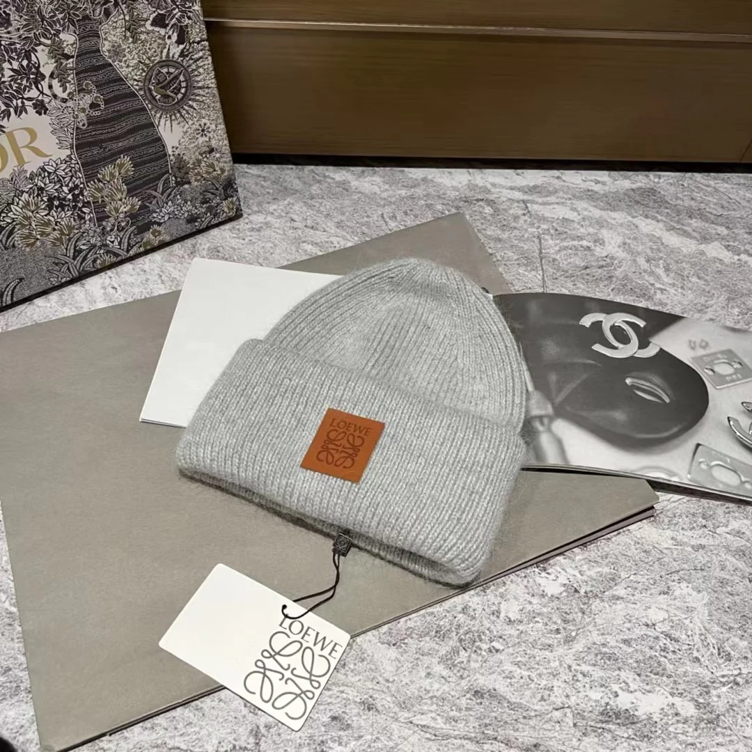 Lolwei - Вязаная шапка из кроличьей шерсти и ворса