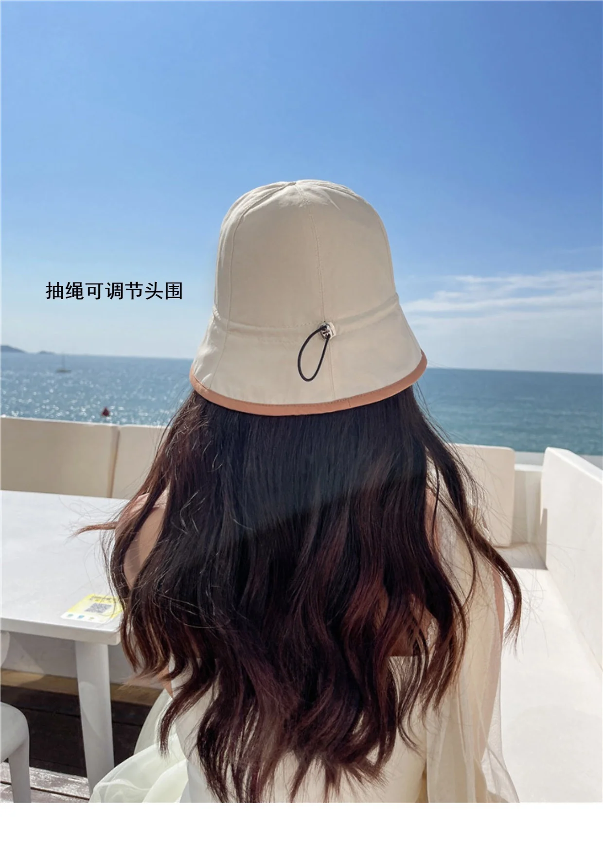 Prada - Простая летняя панама - Регулируемый размер головы