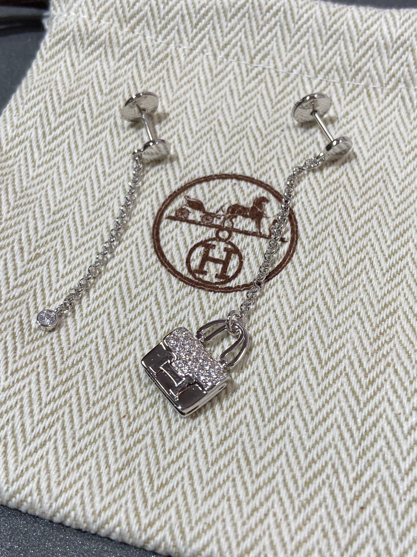 Серьги Hermes 015